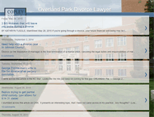 Tablet Screenshot of overland-park-divorce-lawyer.com